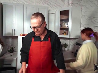 Scarlett Pages Kitchen Pounding by Scott Trainor After Cooking Show