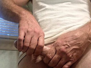Edging Big Cock Big load of cum big load
