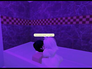 mi conejita rebota su enorme culo en mi verga l Roblox #1