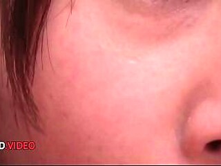 Sloppy Asian GF gives a sloppy blowjob and has hot sex on cam