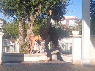 Selena's Outdoor Yoga and Sex