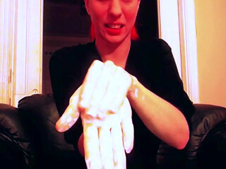 Lotioning My Hands