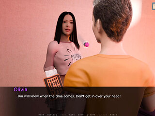 Olivia Puts Chastity Cage on My Cock