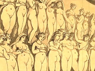 vintage erotic drawings