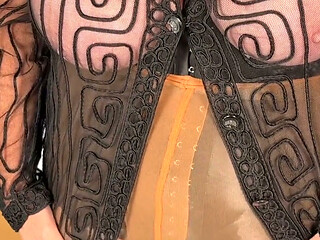 Aunty Sandra Layered in Her Very Sexy Long Line Girdle. Vgq68