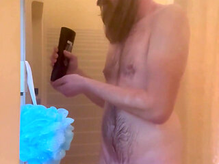Big Cock in the Shower