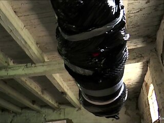 Extreme fetish latex play
