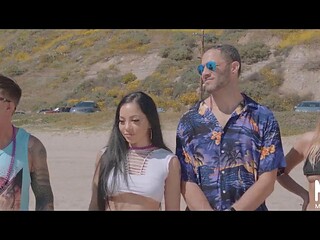 Morgan Lee and Khloe Kapri Endure Intense Deep-Throat in Wild Gangbang Orgy with Damon D