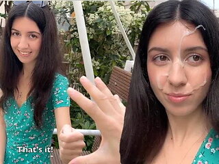 If You Lose the Game - You'll have to Walk on Public with Cum on Your Face!