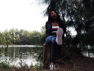 Empress Jennifer - Sneaky Sneaker Slave
