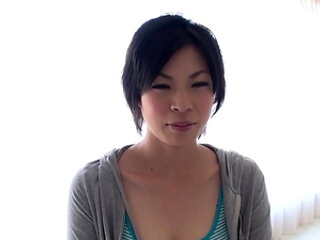 Japanese with big boobies Saki Aoyama blows hard penis uncensored.