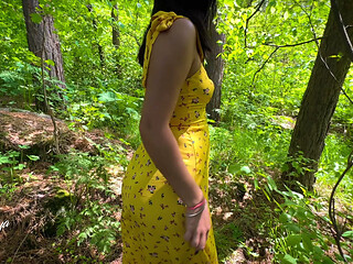 Cum on face - Let's go to the woods, I want to suck your cock.