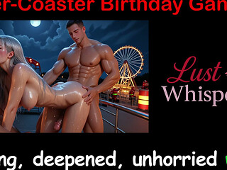Roller-coaster Birthday Gangbang - English Sex Story