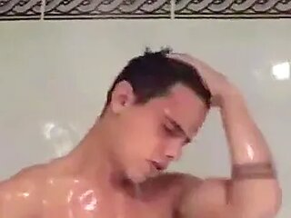 Three Brent In The Shower 1