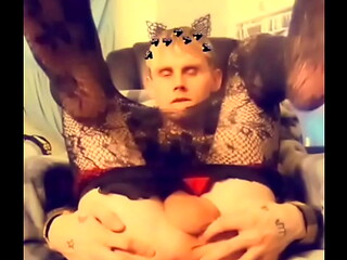 femboyscotty23 - Cute Catboy spreads his cheeks for your tongue and cock while fanning his little feet!
