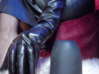 Fetish Mistress Eva Latex Dominatrix BDSM Femdom Heels Hot Big Ass MILF Pink Leather