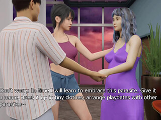 AD #24 she got pregnant and joined our nude harem