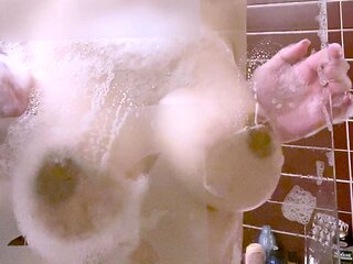 Big boobs milf masturbates with her dildo