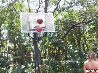 Carter Cruise plays strip basketball to get fucked