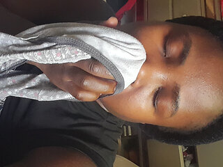 Took a taste of  my dirty old pant the creamy juices tastes magic