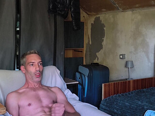 Jerking My Hairy Dick. Qick Wank Before to Sleep