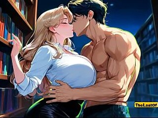 Hot Russian MILF gets a wild library fuck from obsessed student