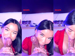 Asian Blowjob Cum cumslut r/AsiansGoneWild