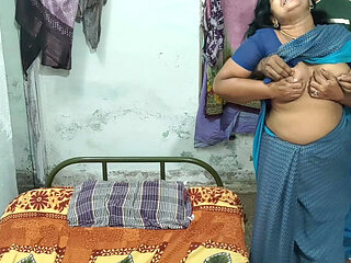 Desi Bhabhi Hot Talk Turns Into Sex - Indian Aunty Creampie Fucking