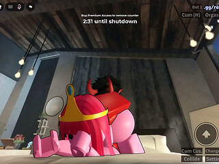 Fucking princess bubblegum on Roblox