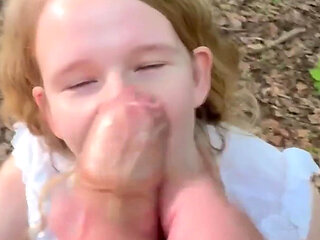 Facial and Risky Sperm Walk in the Forest