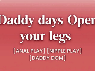 Daddy Says... cum for me [audio Asmr porn]  [Anal Play]