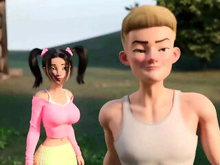Magician PERV Babe plays with a Guy from the Street - Cartoon Sex Parody 2025