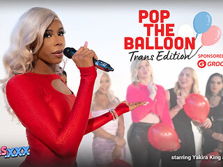 TGIRLS XXX - Pop The Balloon w Yakira King Trans - Edition
