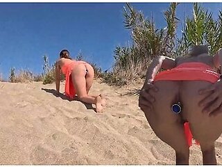 An Ordinary Day In Cap D Agde Nudist Village In France, Almasol Gets Fucked Hard In The Ass