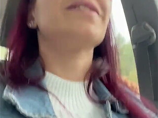 This Little Slut Goes Into the Forest to Get Fucked in the Back of the Pickup