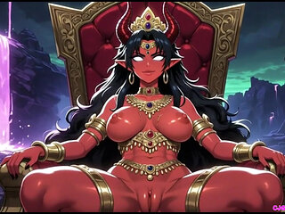 Movie, Demon Magic Purple Cave Queen Movie, Ai Animation