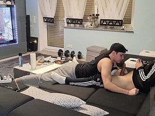 Verified Amateurs And Gay Porn In My Boy Surprised Me With A Nice Blowjob While I Was Gaming And I Shot My Cum In His Mouth