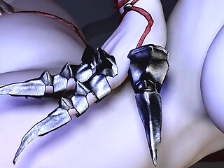 3D Hot Cosplay Slut Wearing Sexy Dress Got Fucked by BBC
