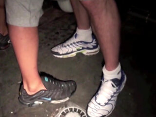 Straight humiliation in public toilet