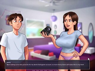 Summertime Saga - Jenny asked me to help her take nudes