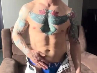 Milking My Cock After the Game