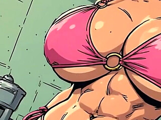 Bikini Old Babes 3D Ai Art