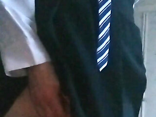 College Girl Cindy Cums in Uniform