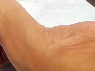 Selena Outdoors, Naked Posing and Feet Worship