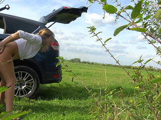 Milf beauty Julia North prefers anal creampie  Behind the scenes