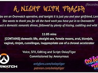 [overwatch] A Night With Tracer Erotic Audio Play By Oolay-tiger