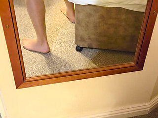 Sissy with her dildo