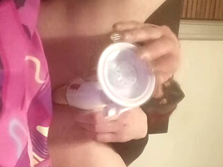 Sissy slave bitchboyass boots vibrator anal masturbation