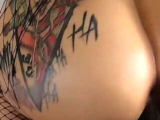 Ripped Her Fishnets Open to Fuck That Ass