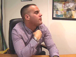 Business Lads Charlie & Luke Fuck in an Office